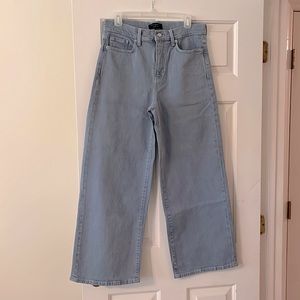 NWT Banana Republic Factory Wide Leg Cropped Jeans